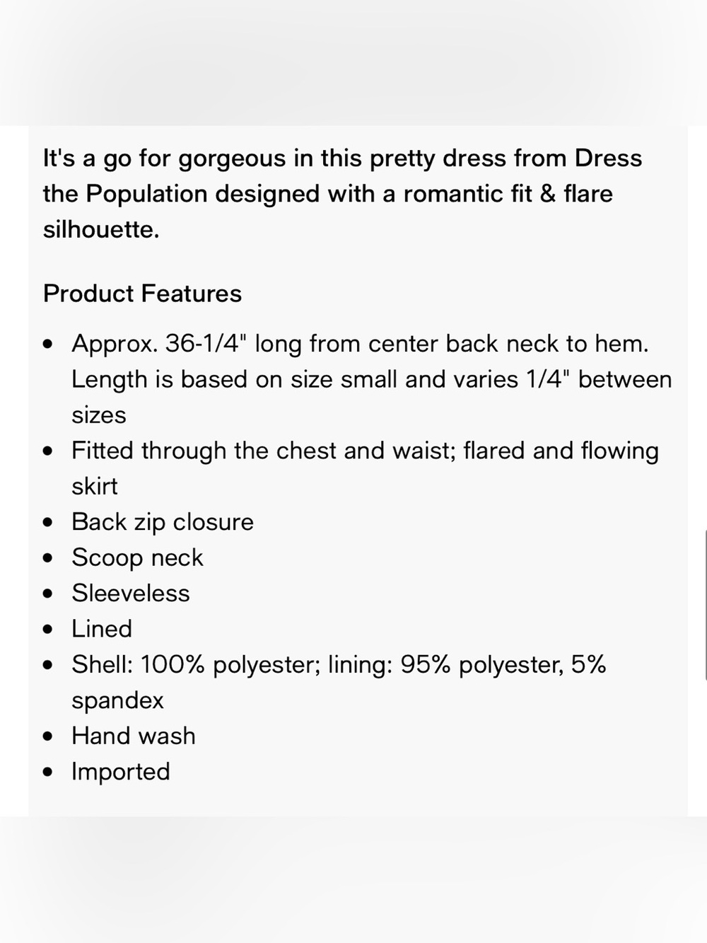 Dress the Population Uma Sequined Floral Cocktail Dress NWT Sz M Ret $348 - Picture 13 of 13